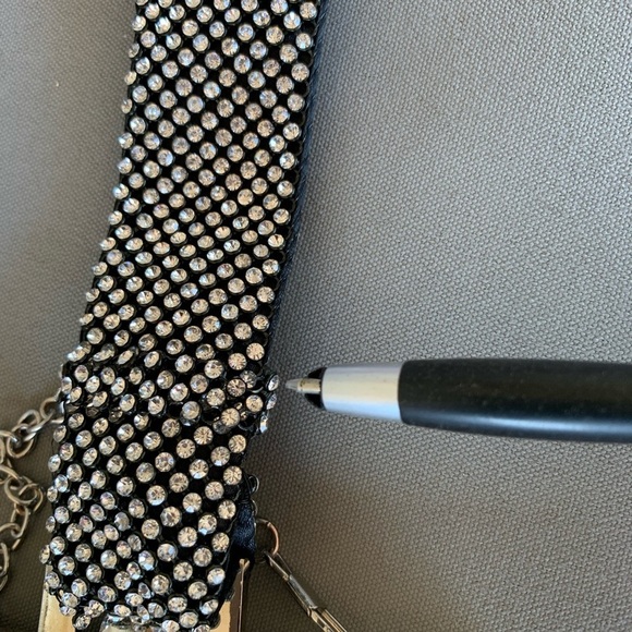 Rhinestone‎ Sequin Mini Bag Wrist Crossbody - Picture 15 of 15